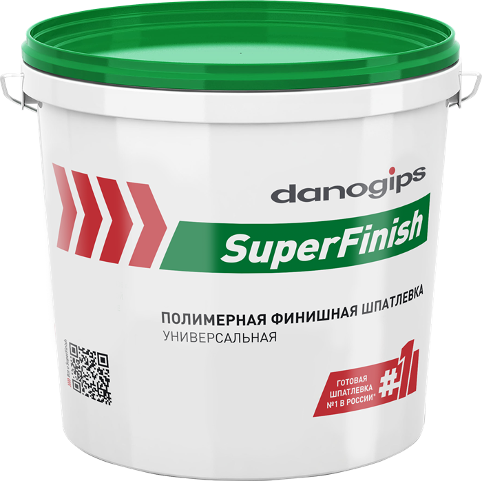 DANOGIPS шпатлевка гот. финишная SuperFinish 5кг/3л (120) 100027 - фото 280
