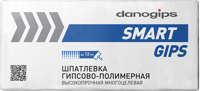 DANOGIPS  шпатлевка гипсо-полимерная SmartGips 19кг/48 100018 - фото 283