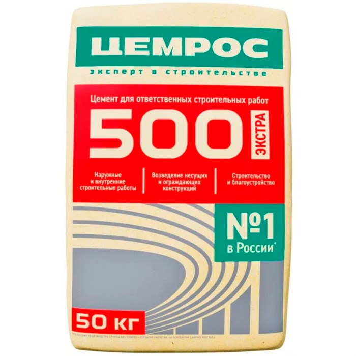Цемент ЦЕМ IIА-И 42.5 H TY ( 50 кг) Евро-Ц 100239-1 - фото 492