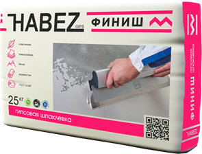 Хабез Финиш шпаклевка гипсовая 25кг/45шт 100281