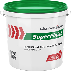 DANOGIPS шпатлевка гот. финишная SuperFinish 18,1кг/11л (33) 100019