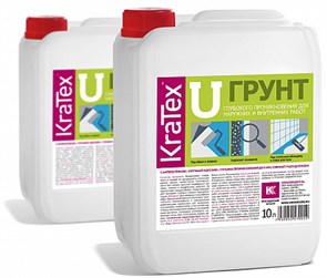 Грунт Kratex глубокого проникновения для наружных и внутренних работ 10л. 100257-1