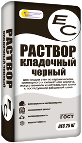 ЕС Раствор кладочный ЧЕРНЫЙ 25/54 100046